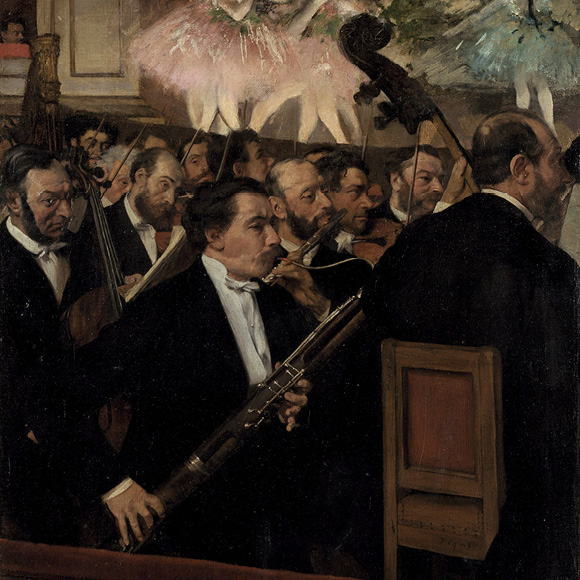 L’orchestre de l’opéra (vers 1870), Edgar Degas