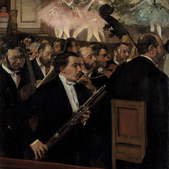 L’orchestre de l’opéra (vers 1870), Edgar Degas